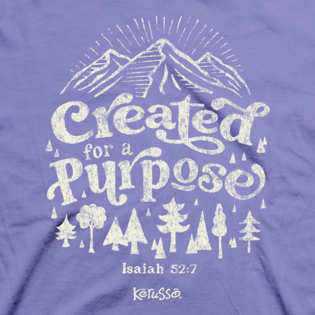 Kerusso Womens T-Shirt Created Isaiah 52:7 Secondary image