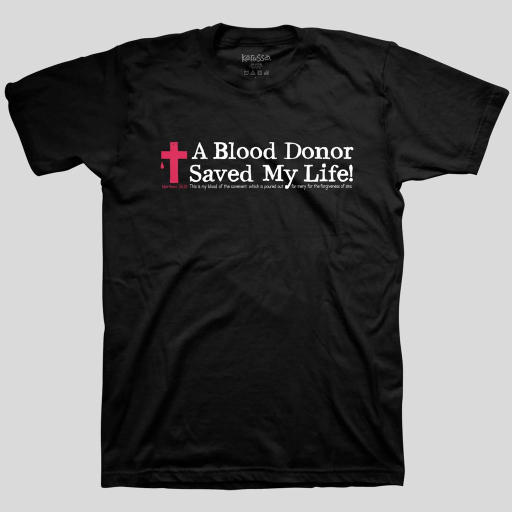 Kerusso Christian T-Shirt Blood Donor