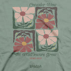 Kerusso Womens T-Shirt Wildflowers