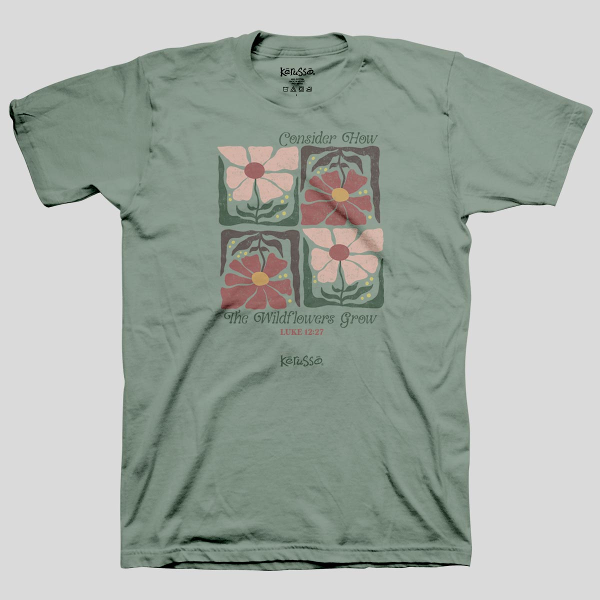Kerusso Womens T-Shirt Wildflowers Main image