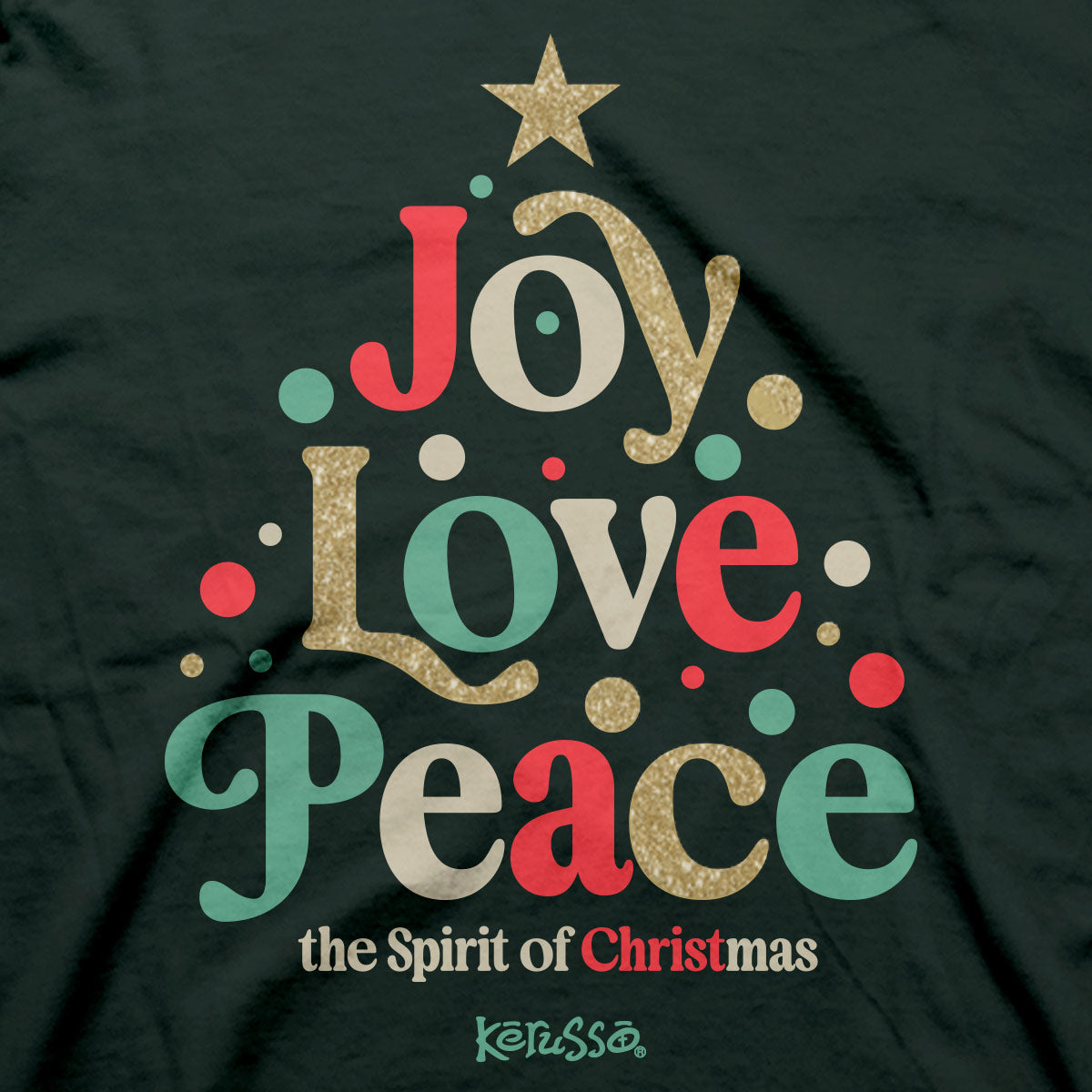 Kerusso Christmas T-Shirt Joy Tree Secondary image