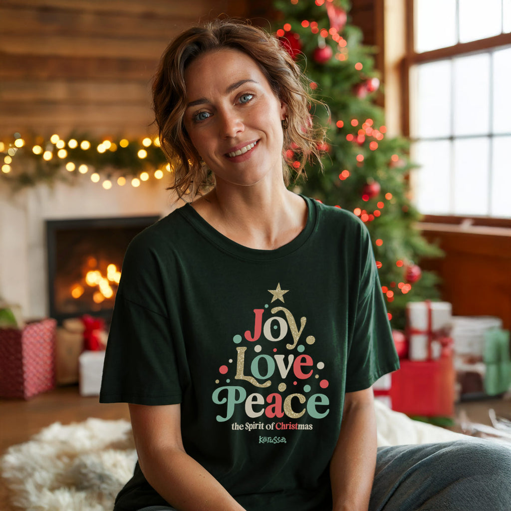 Kerusso Christmas T-Shirt Joy Tree
