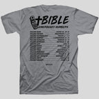 Kerusso Christian T-Shirt Bible Emergency Numbers