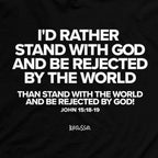 Kerusso Christian T-Shirt I Stand With God