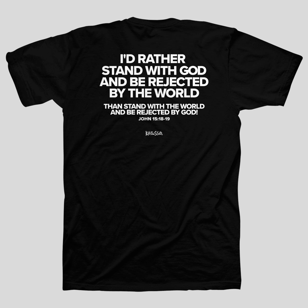 Kerusso Christian T-Shirt I Stand With God Main image