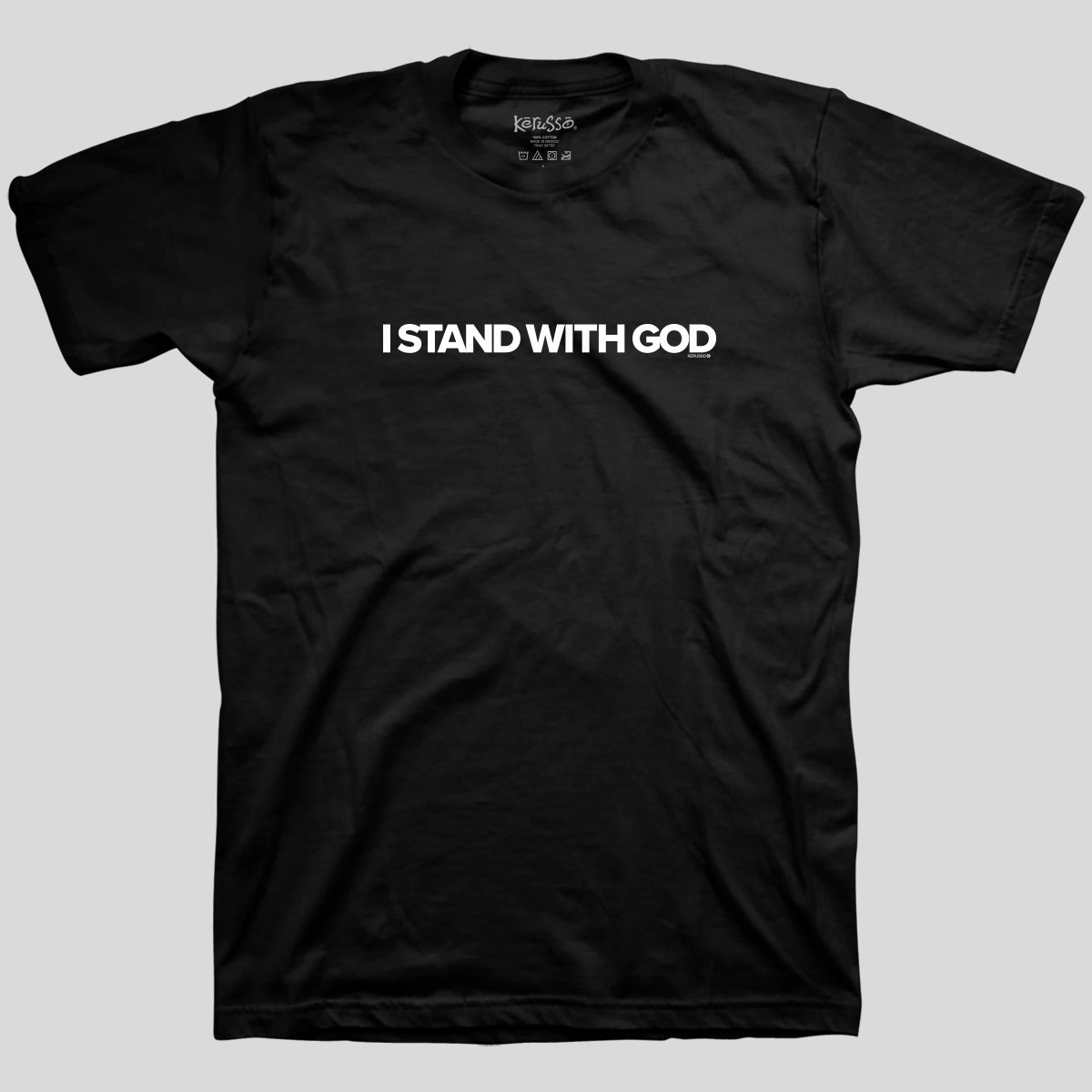 Kerusso Christian T-Shirt I Stand With God Secondary image