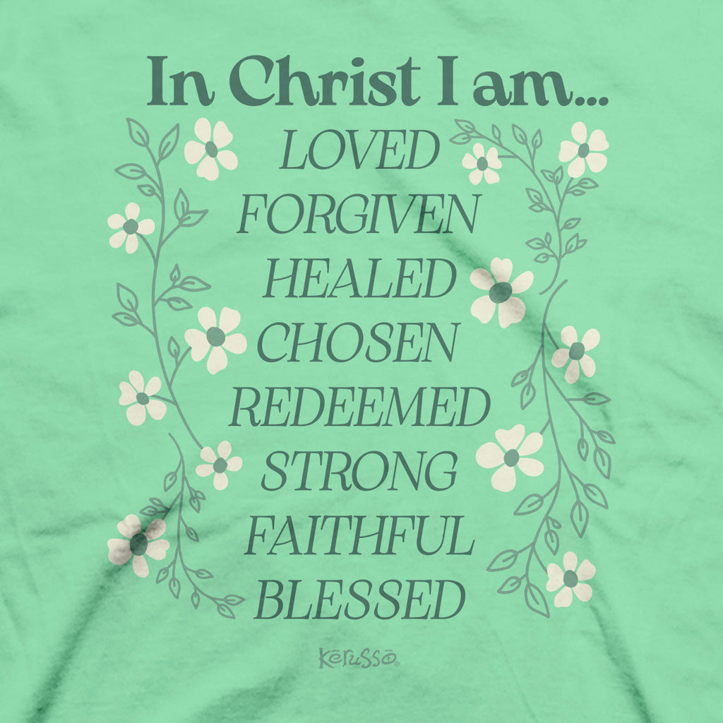 Kerusso Womens T-Shirt In Christ I Am