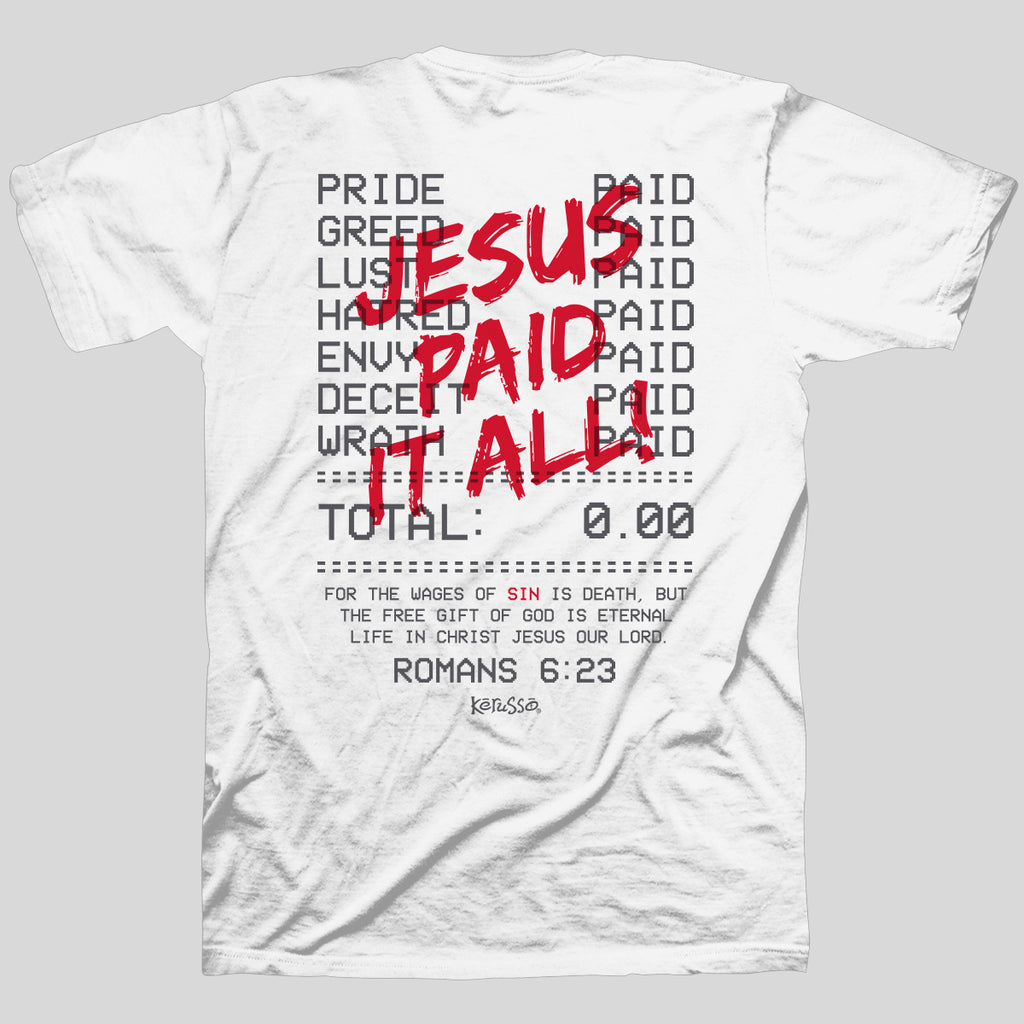Kerusso Christian T-Shirt Paid Receipt