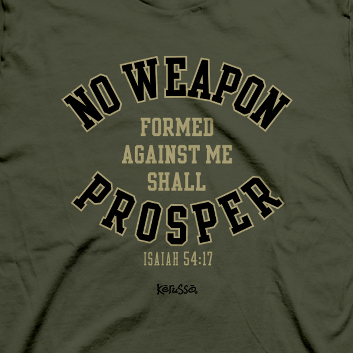 Kerusso Christian T-Shirt No Weapon Secondary image
