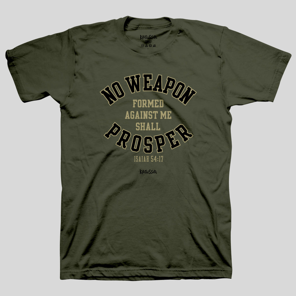 Kerusso Christian T-Shirt No Weapon