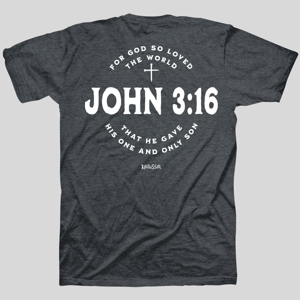 Kerusso Christian T-Shirt John 3:16