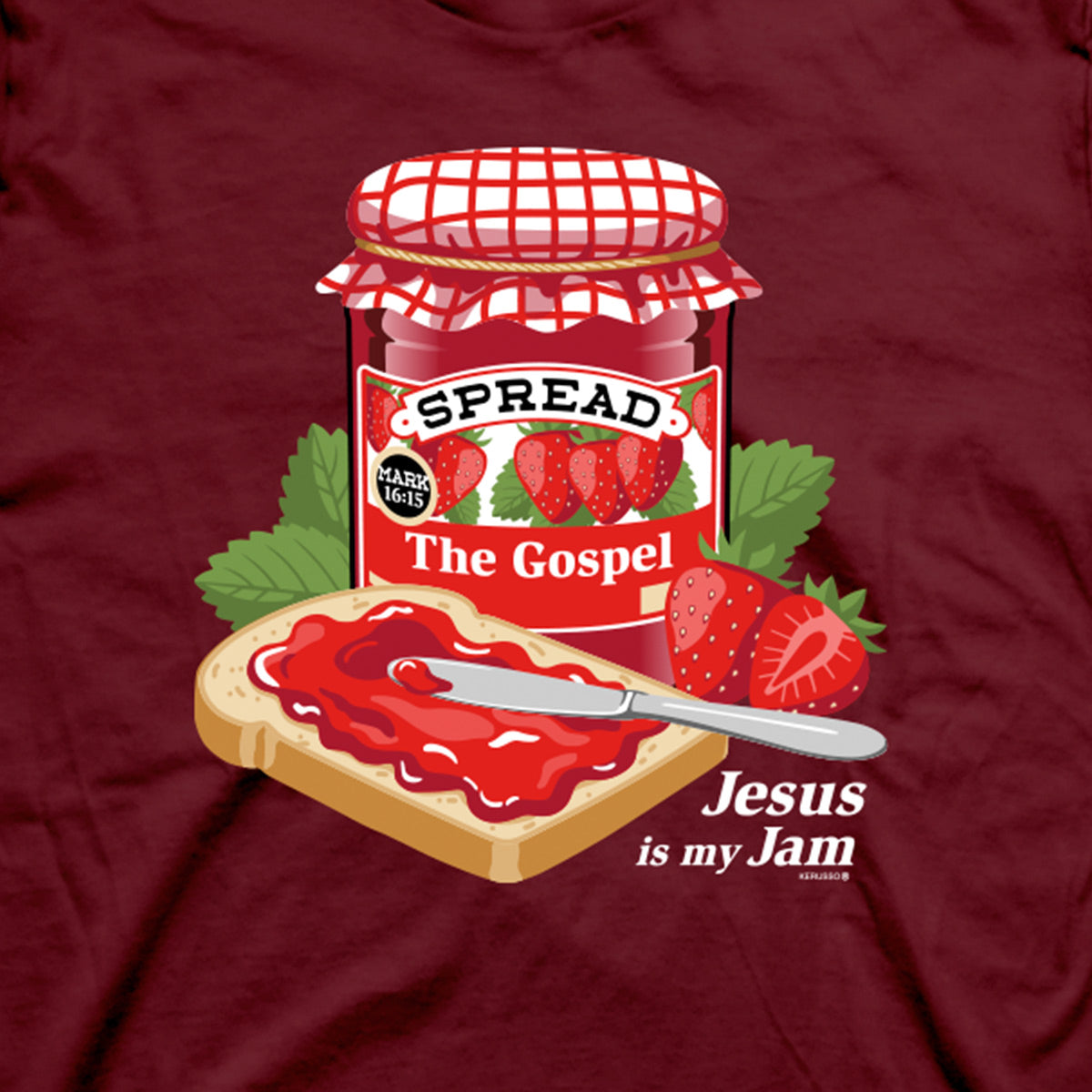 Kerusso Womens T-Shirt Jam Secondary image