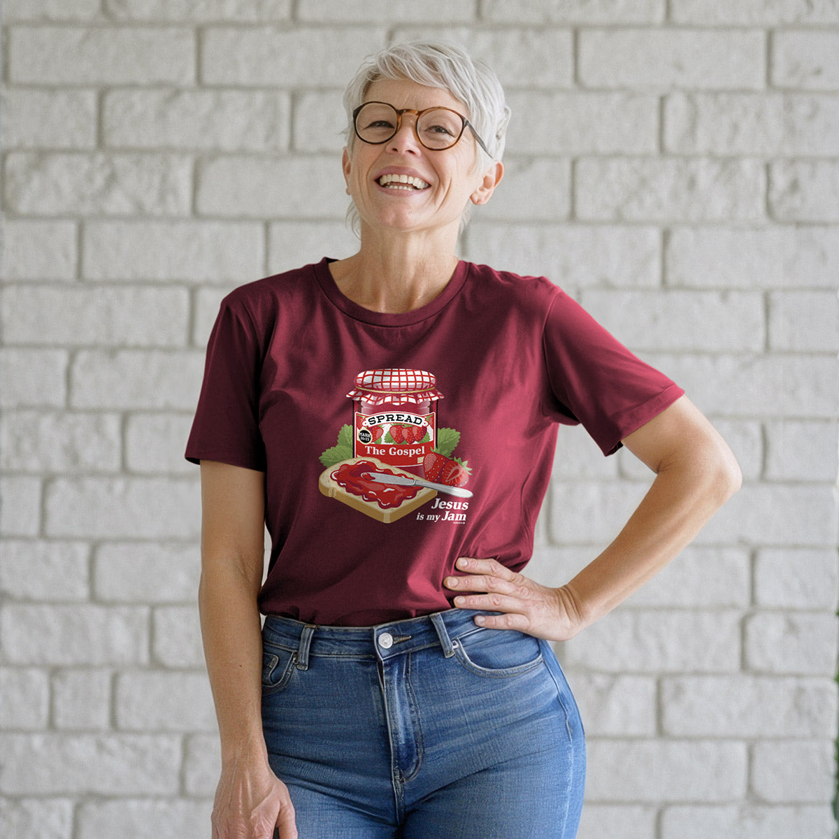 Kerusso Womens T-Shirt Jam
