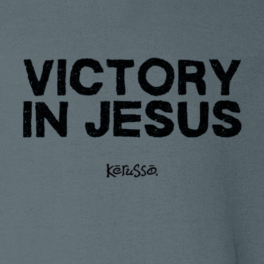 Kerusso Mens Sweatshirt Victory In Jesus