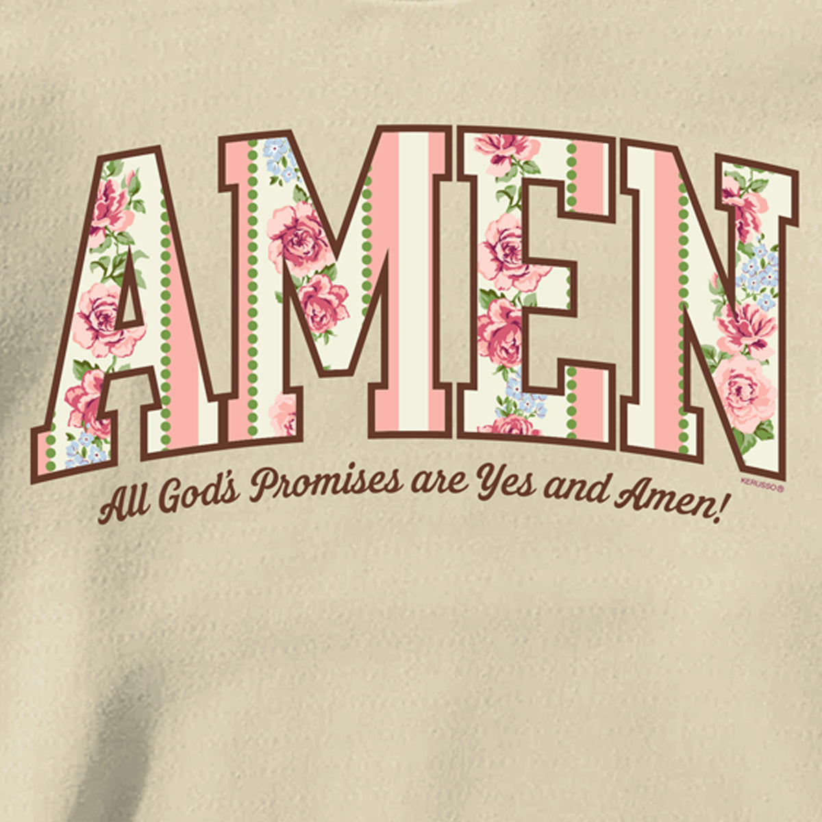 Kerusso Womens Sweatshirt Amen Secondary image