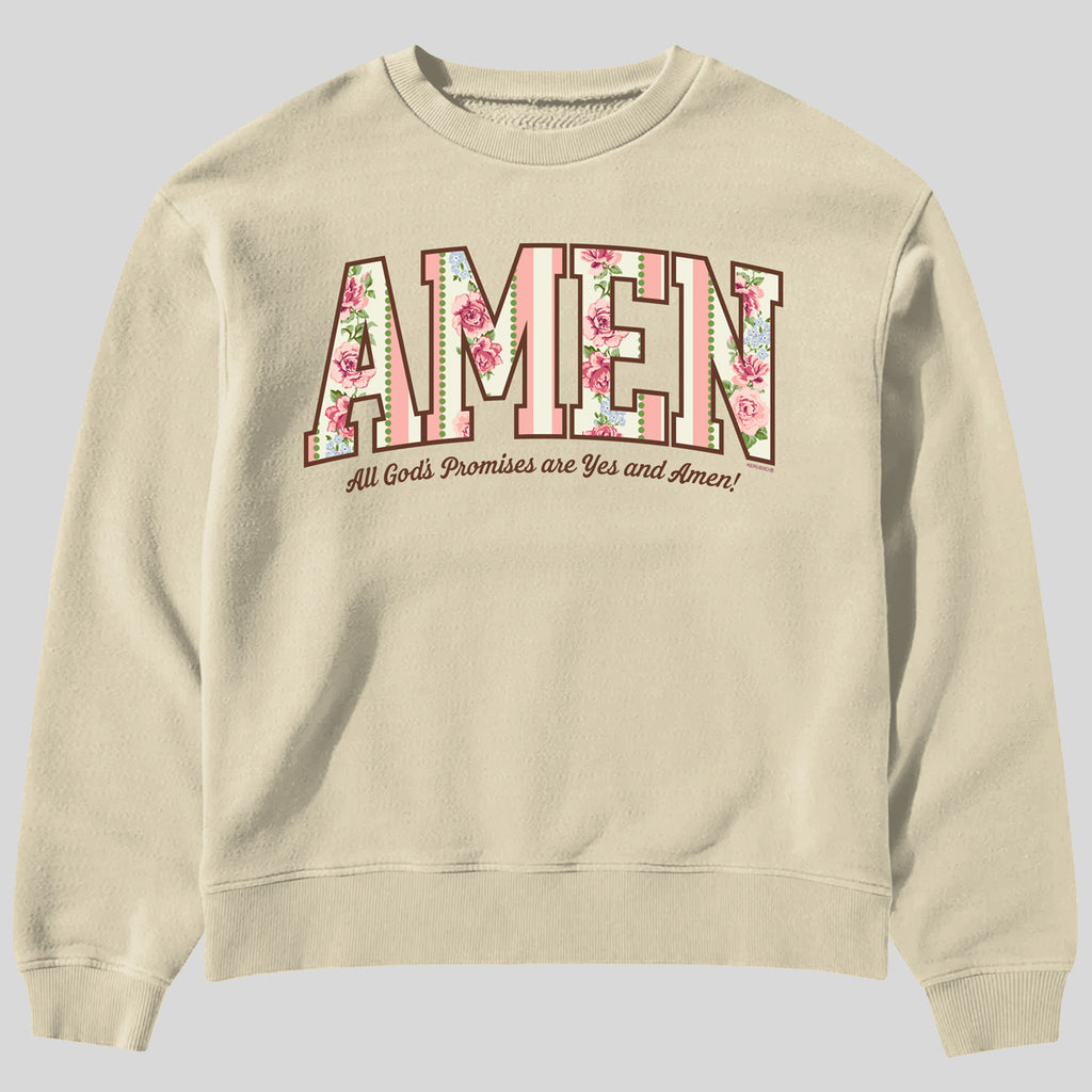 Kerusso Womens Sweatshirt Amen