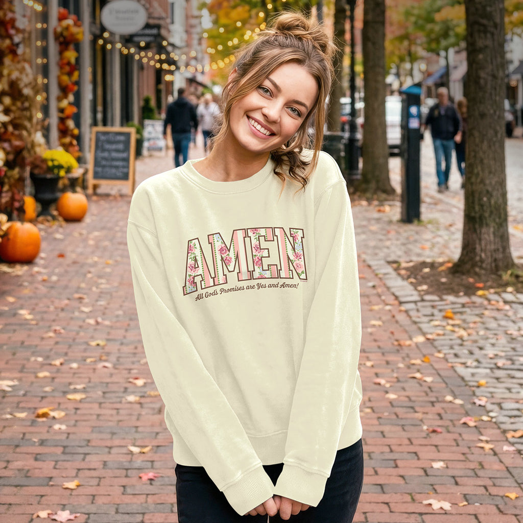 Kerusso Womens Sweatshirt Amen
