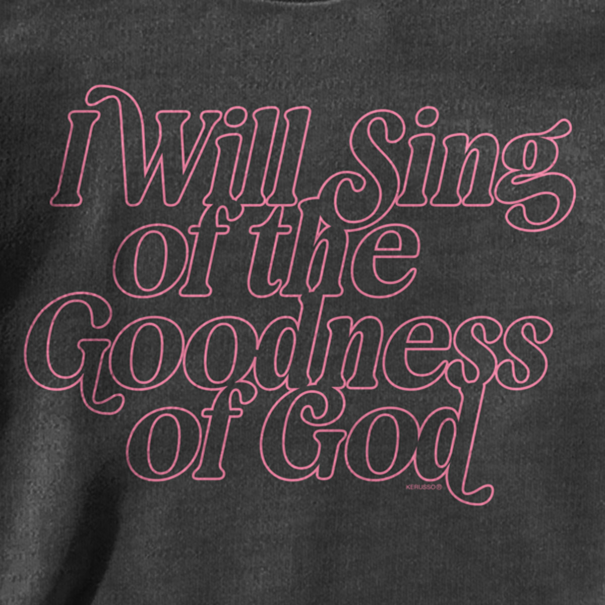 Kerusso Womens Sweatshirt I Will Sing Secondary image