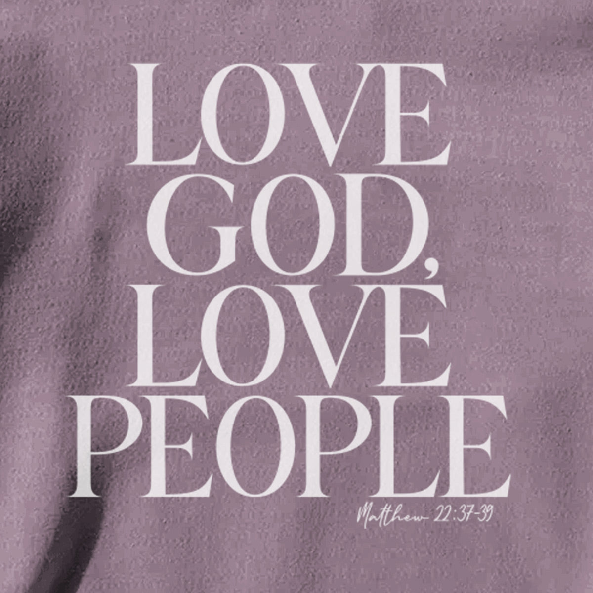 Kerusso Womens Sweatshirt Love God Love People Secondary image