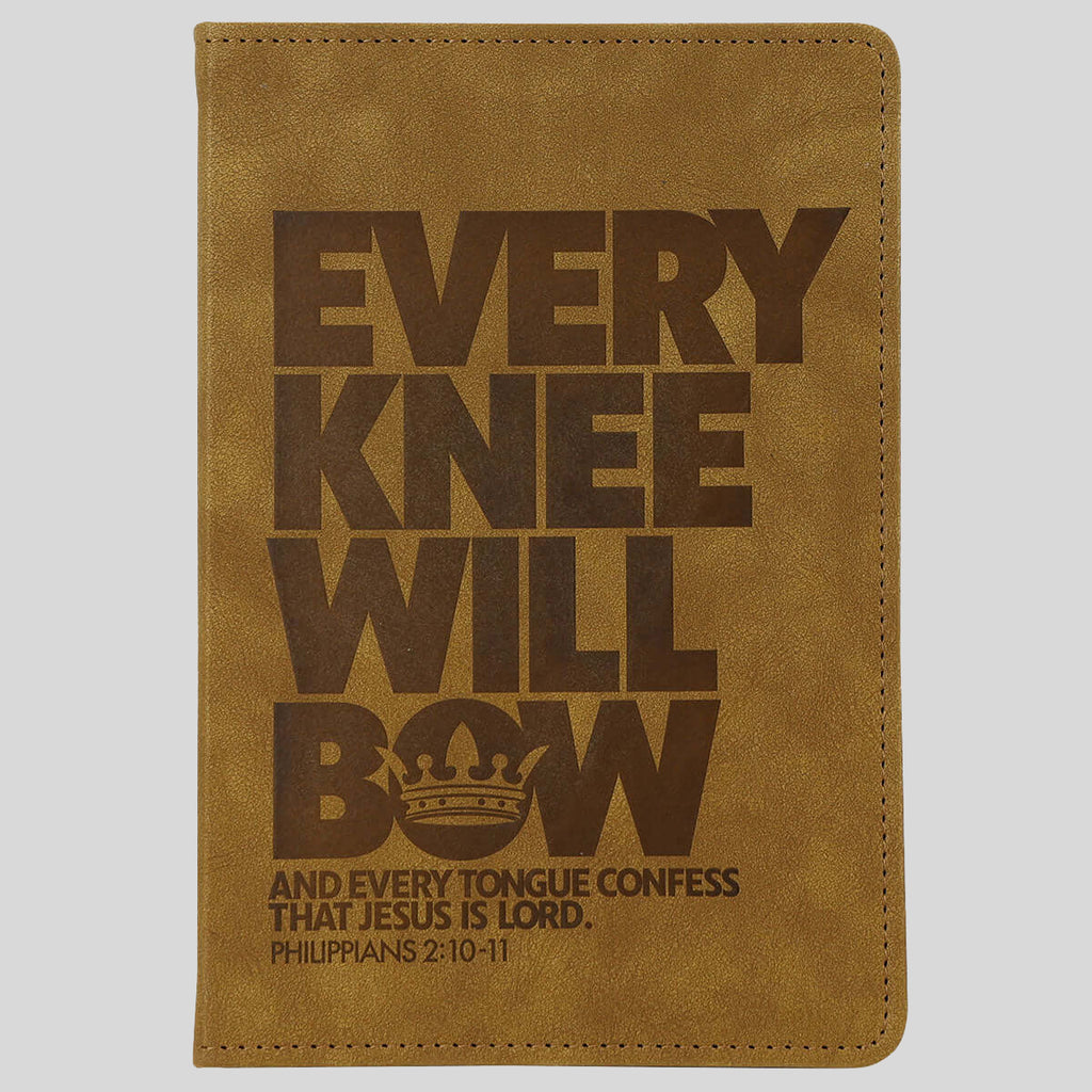 Kerusso Mens Faux Leather Journal Every Knee