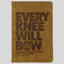 Kerusso Mens Faux Leather Journal Every Knee