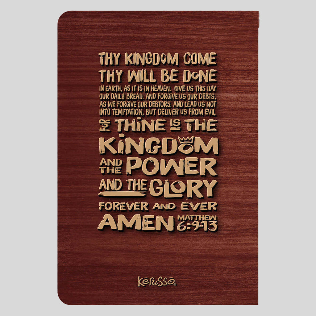 Kerusso Mens Paperback Journal Lords Prayer
