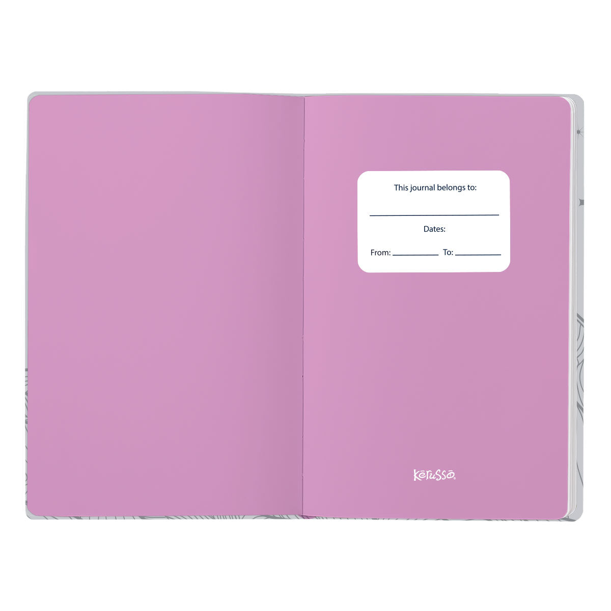 Kerusso Womens Faux Leather Journal My Help