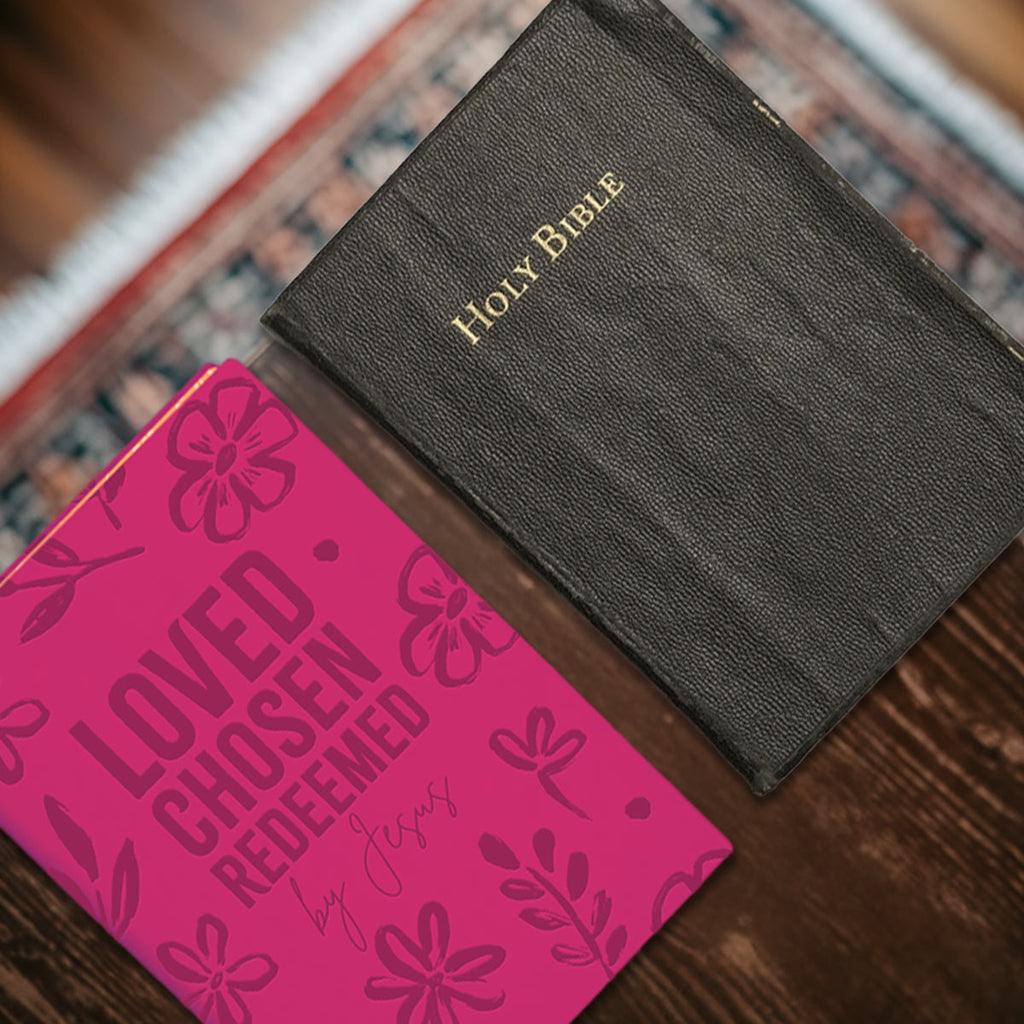 Kerusso Womens Faux Leather Journal Loved Chosen