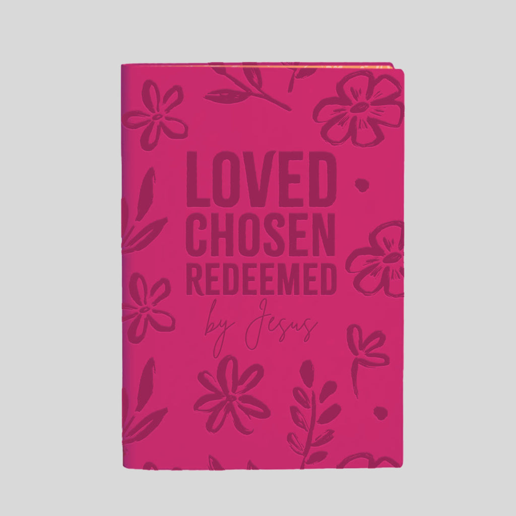 Kerusso Womens Faux Leather Journal Loved Chosen