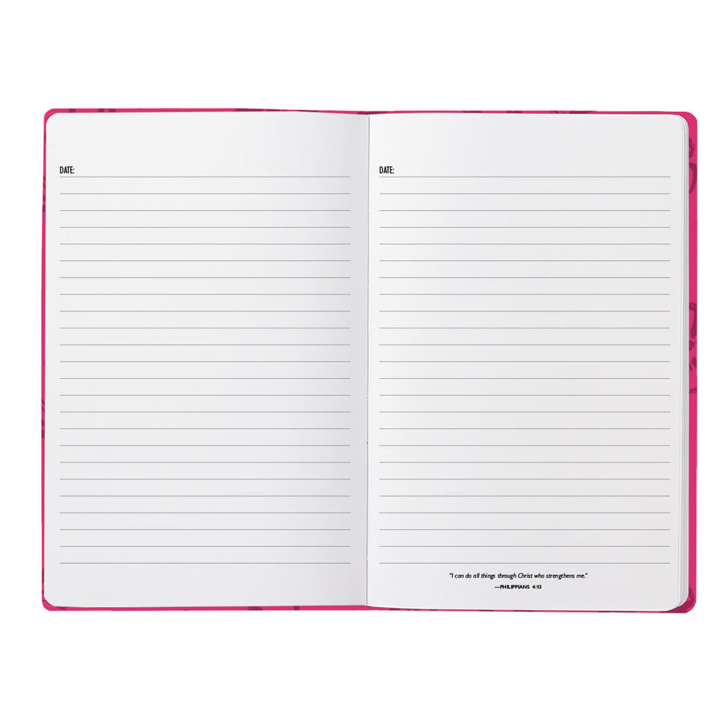Kerusso Womens Faux Leather Journal Loved Chosen