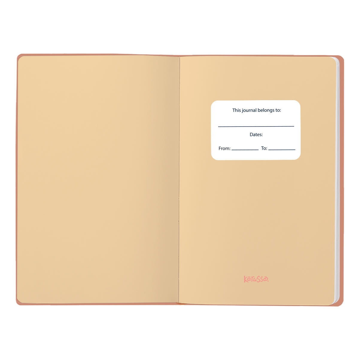 Kerusso Womens Faux Leather Journal FHL Dove