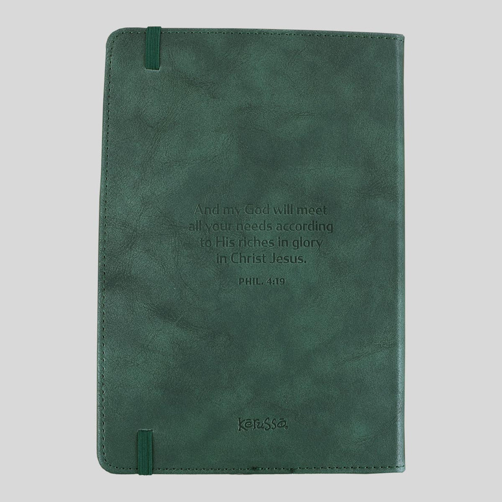 Kerusso Mens Faux Leather Journal Where God Guides