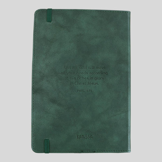 Kerusso Mens Leather Journal Where God Guides