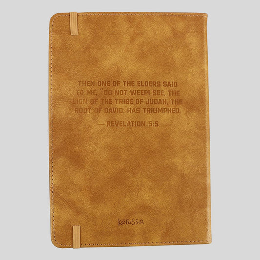 Kerusso Mens Leather Journal Lion Of Judah