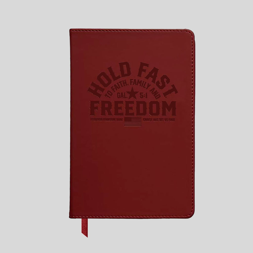HOLD FAST Mens Leather Journal Freedom