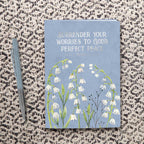 Kerusso Womens Faux Leather Journal Surrender Your Worries