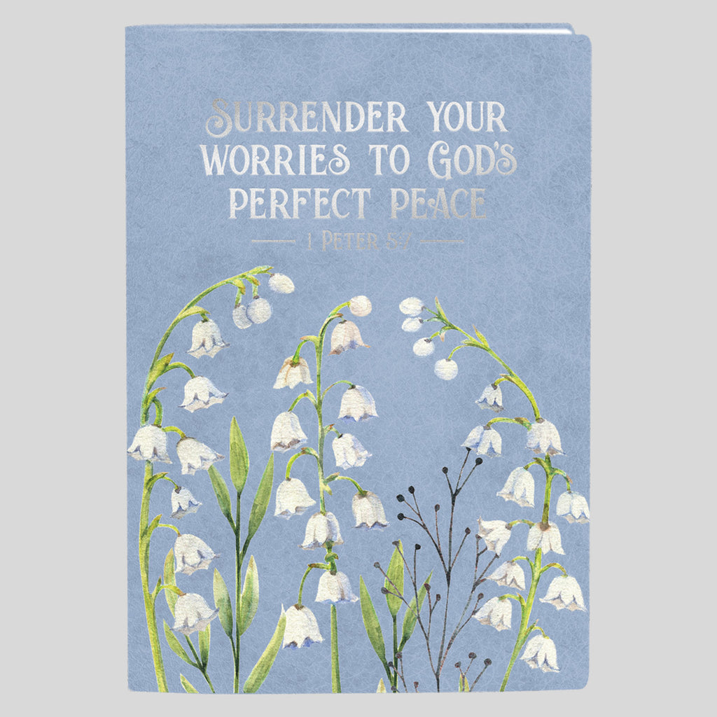 Kerusso Womens Faux Leather Journal Surrender Your Worries