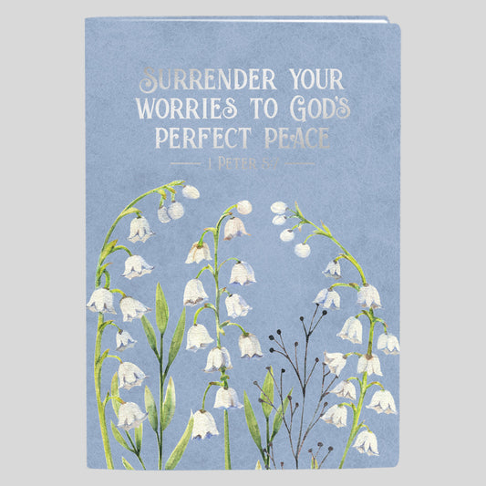 Kerusso Womens Faux Leather Journal Surrender Your Worries