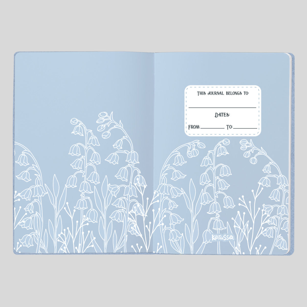 Kerusso Womens Faux Leather Journal Surrender Your Worries