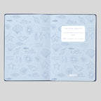 Kerusso Womens Faux Leather Journal Wind And Waves