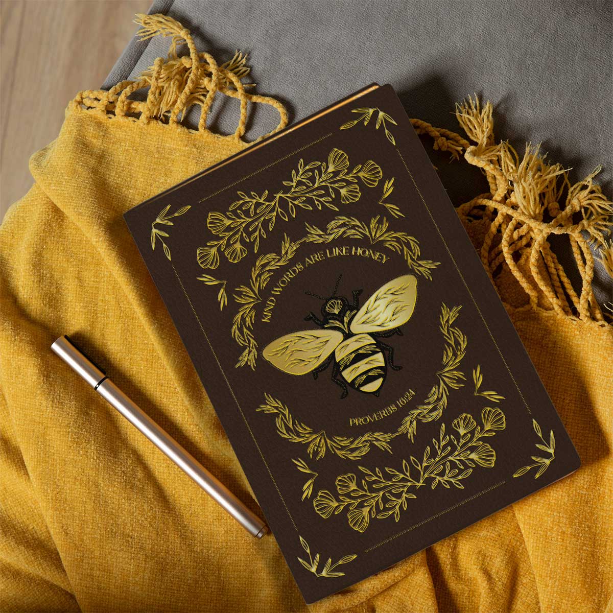 Kerusso Womens Faux Leather Journal Bee