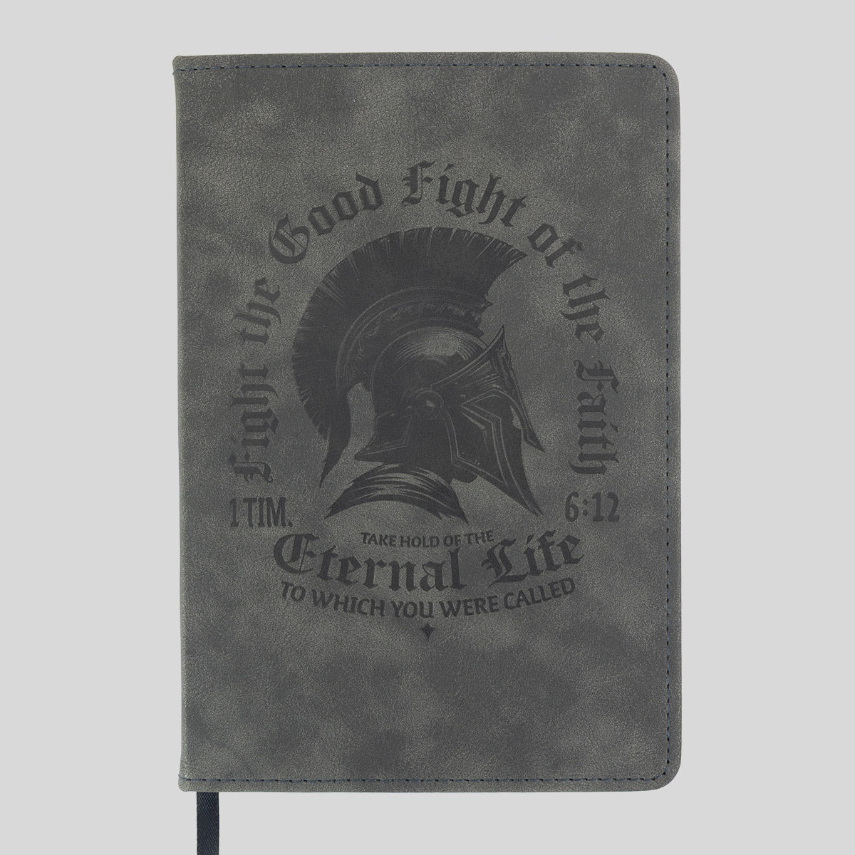 Kerusso Mens Faux Leather Journal Fight The Good Fight