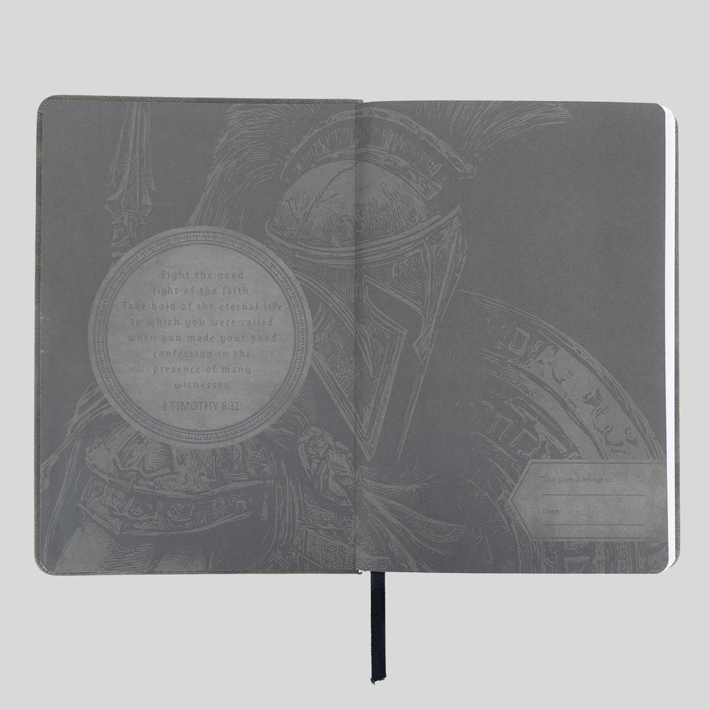 Kerusso Mens Faux Leather Journal Fight The Good Fight