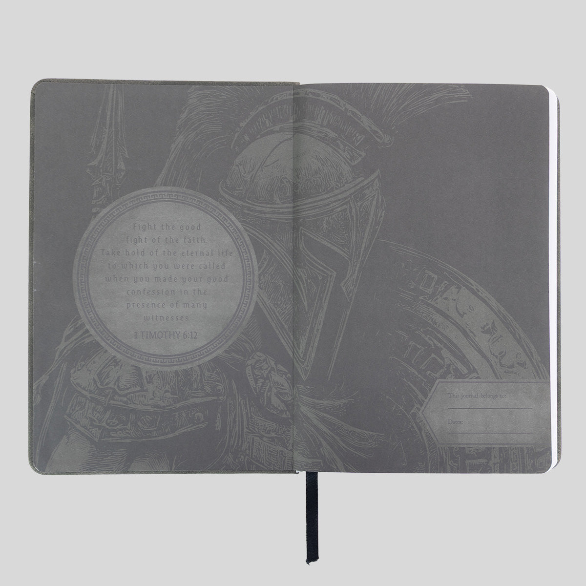 Kerusso Mens Faux Leather Journal Fight The Good Fight
