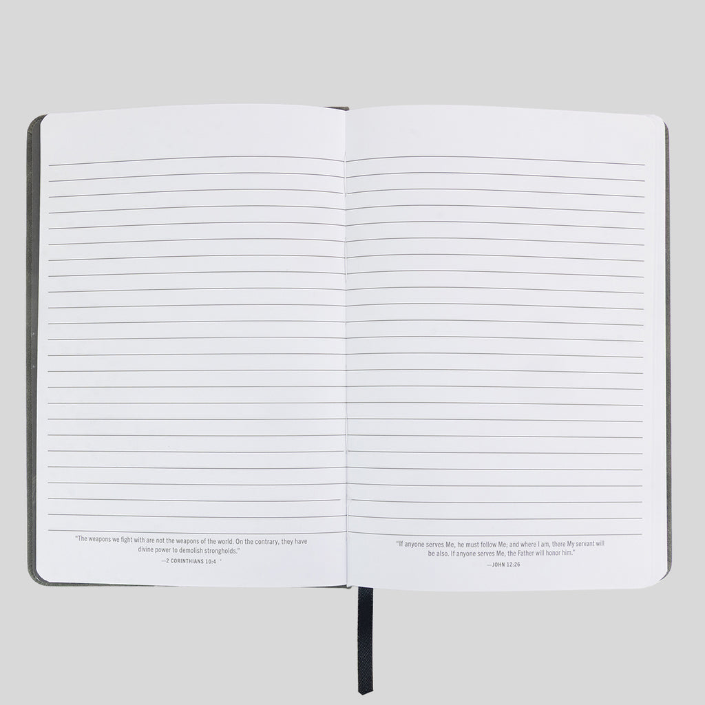 Kerusso Mens Faux Leather Journal Fight The Good Fight