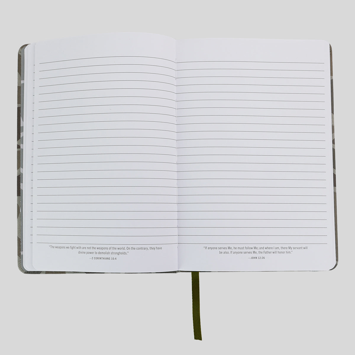 Kerusso Mens Faux Leather Journal Stand Strong Camo
