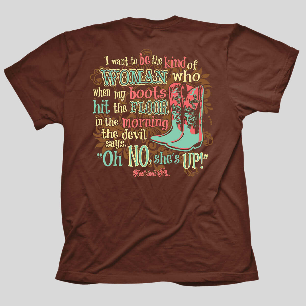 Cherished Girl Womens T-Shirt Oh No Main image