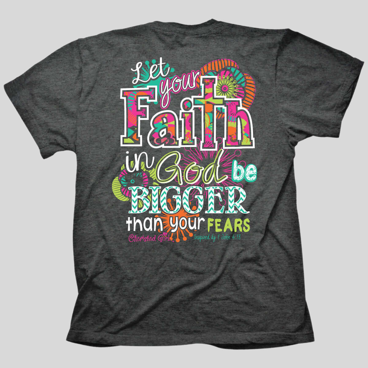 Cherished Girl Womens T-Shirt Big Faith Main image