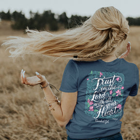 Cherished Girl Womens T-Shirt Trust In The Lord