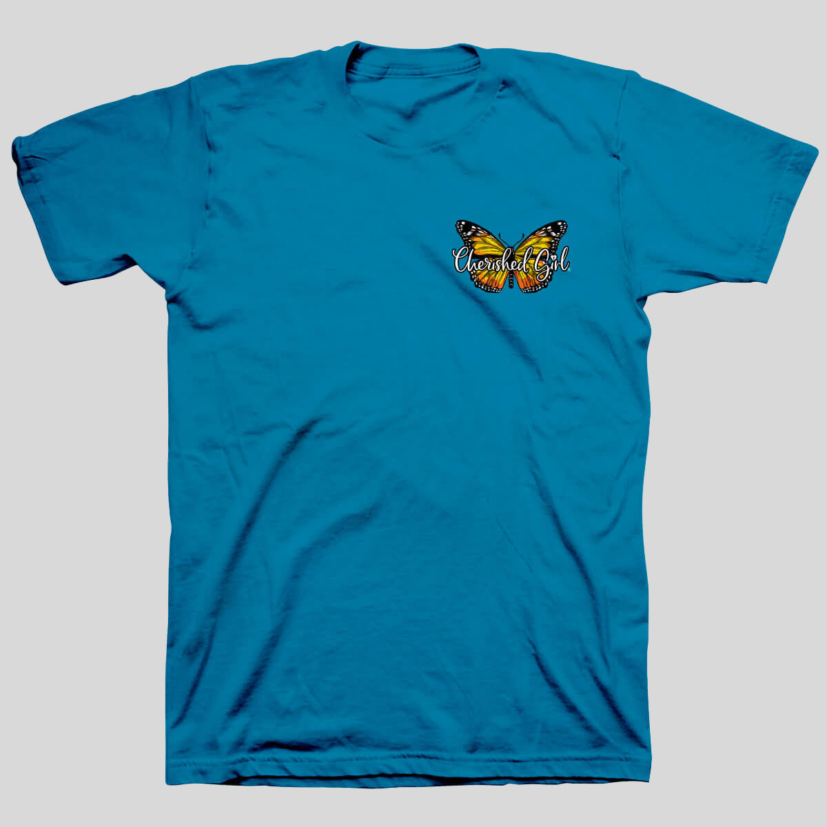 Cherished Girl Womens T-Shirt Butterfly Transformation Secondary image